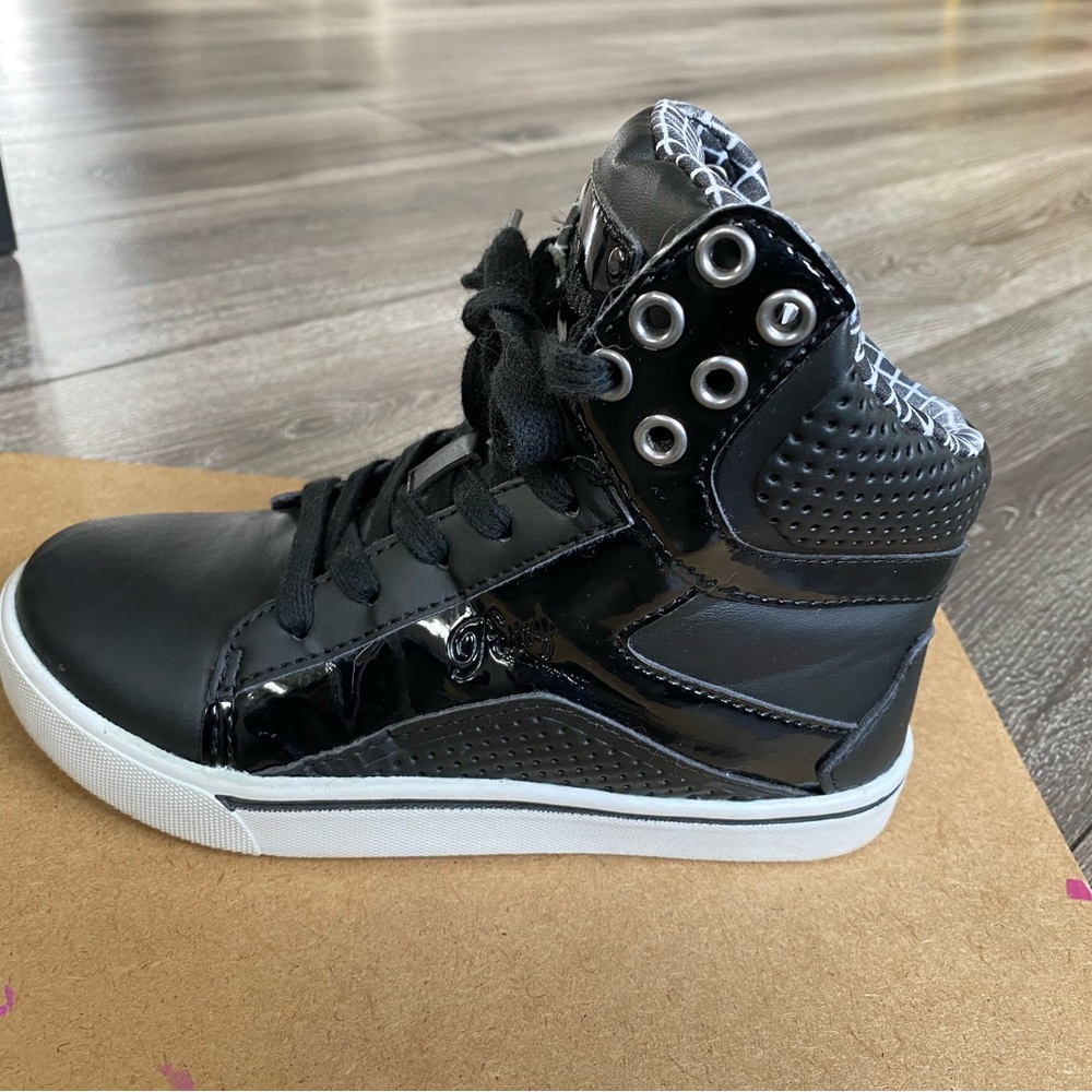 GIRLS' PASTRY TODDLER & LITTLE KID POP TART GRID HIGH TOP SNEAKERS 13 LITTLE KID